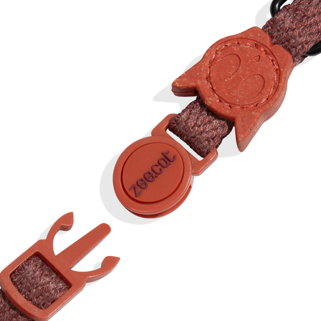 Zee.Cat Collare per Gatti Cocoa Linea Naturals