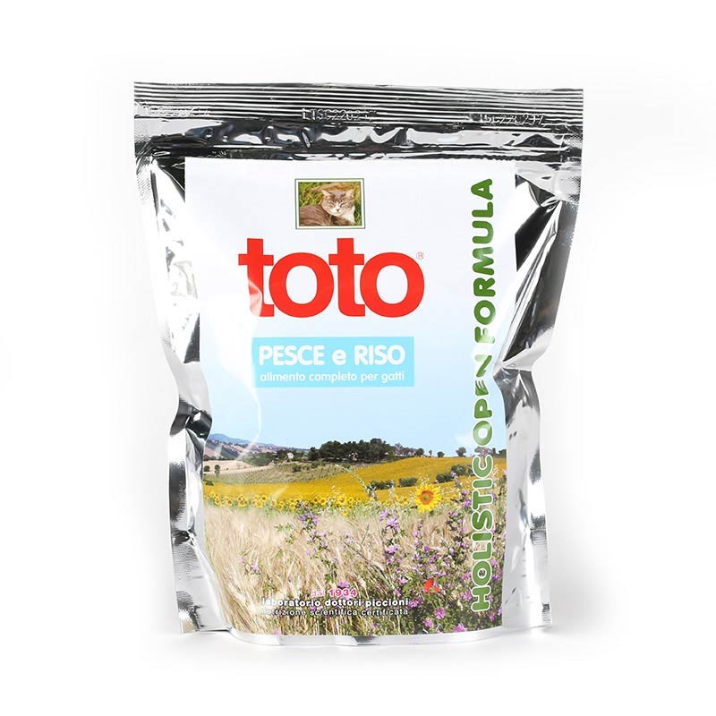 Toto Holistic Open Formula Pesce e Riso per Gatti