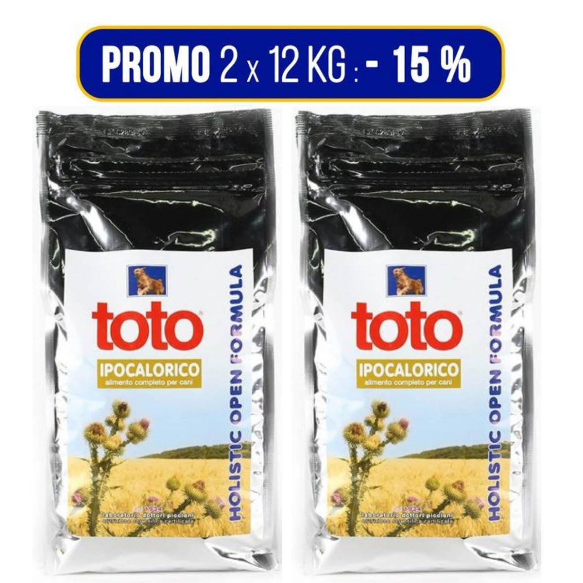 Toto Holistic Open Formula Ipocalorico per Cani