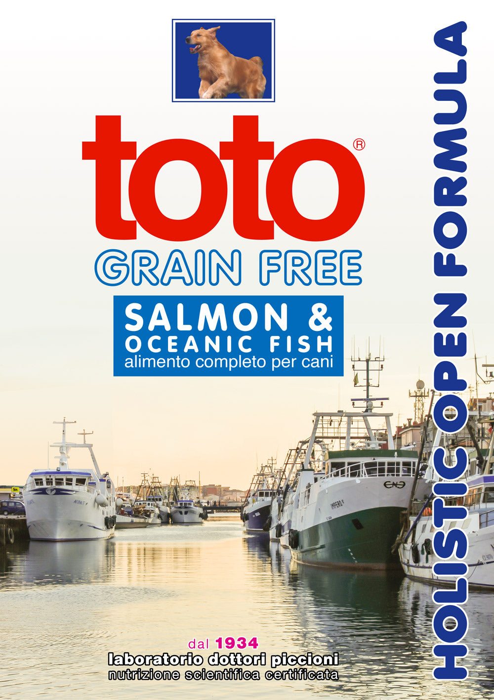 Toto Holistic Crocchette per Cani Grain Free Salmone e Pesce