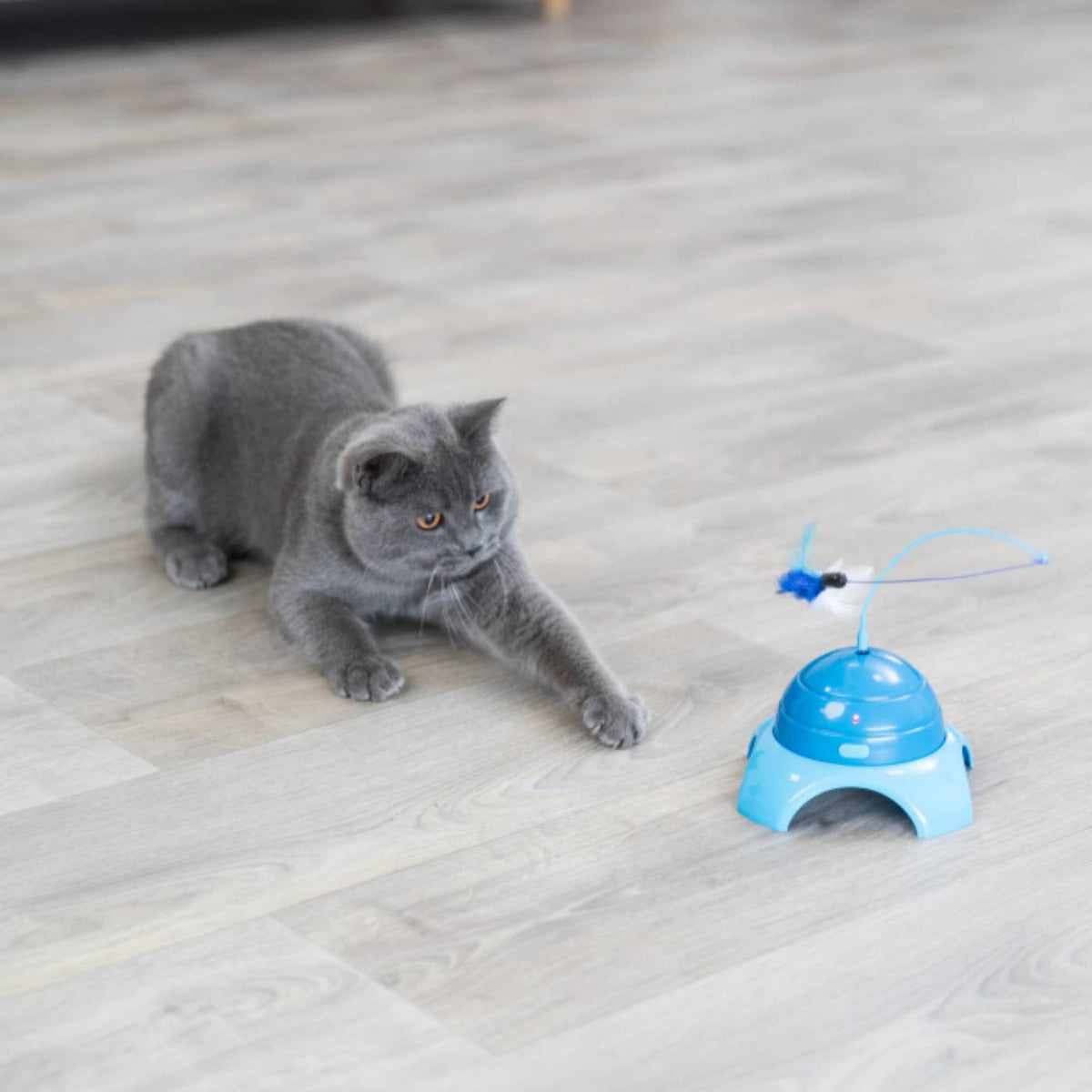 Trixie Gioco Catch Me ø 15 x 21 cm per Gatti in Platica con Telecomando