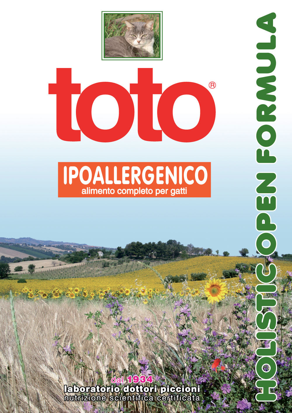 Toto Holistic Open Formula Ipoallergenico per Gatti