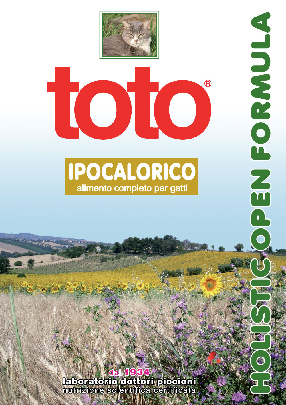 Toto Holistic Open Formula Ipocalorico per Gatti