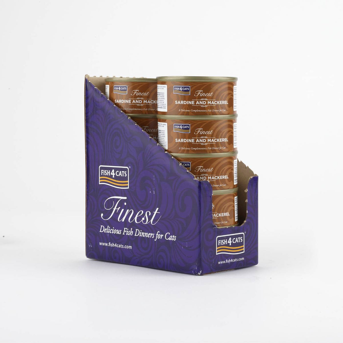 Fish4Cats Finest Sardina e Sgombro per Gatti 70 g