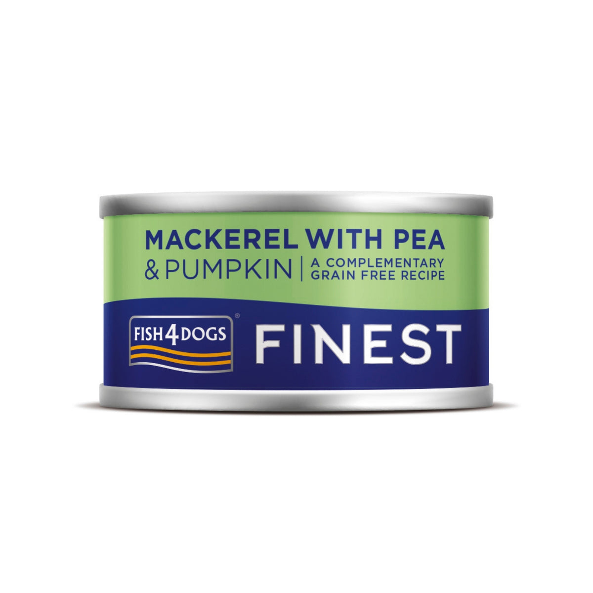 Fish4Dogs Finest Alimento Umido per Cani Sgombro con Zucca e Piselli 85 g