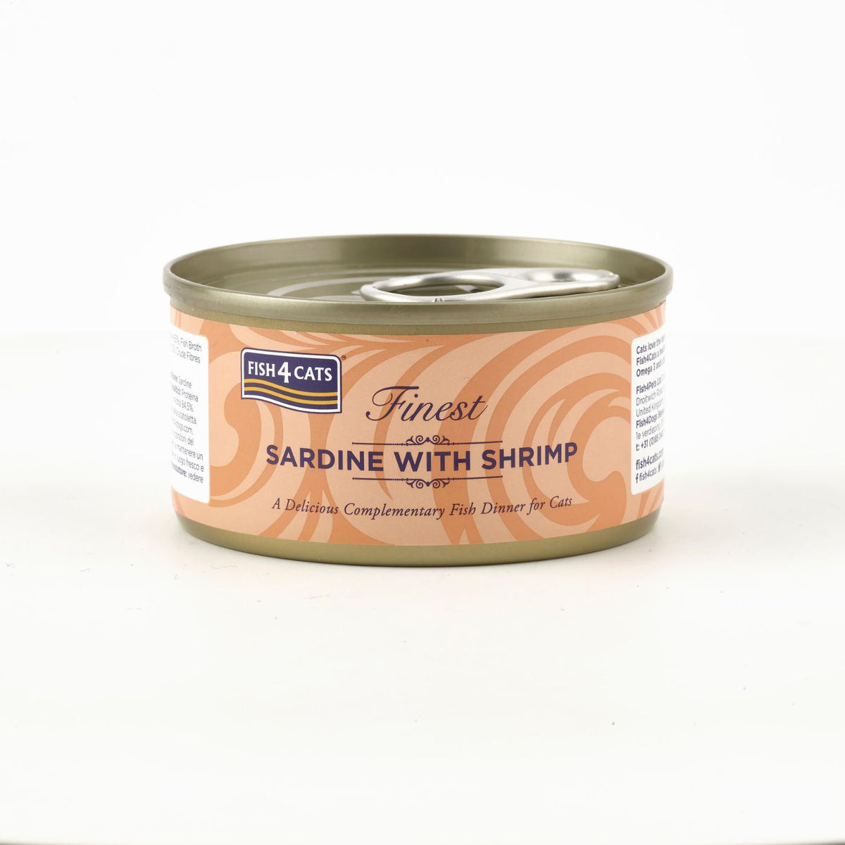 Fish4Cats Umido per Gatti Sardina con Gamberetti 70 gr