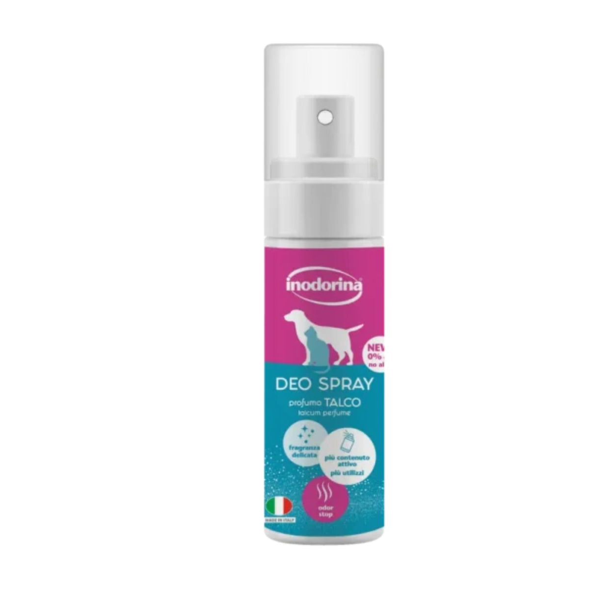 Inodorina Deodorante Spray per Cani e Gatti Talco 150 ml