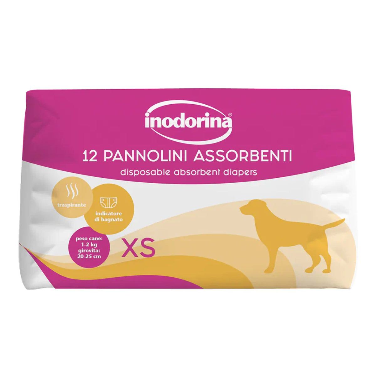 Inodorina Pannolini Mutandina per Cani 12 pz