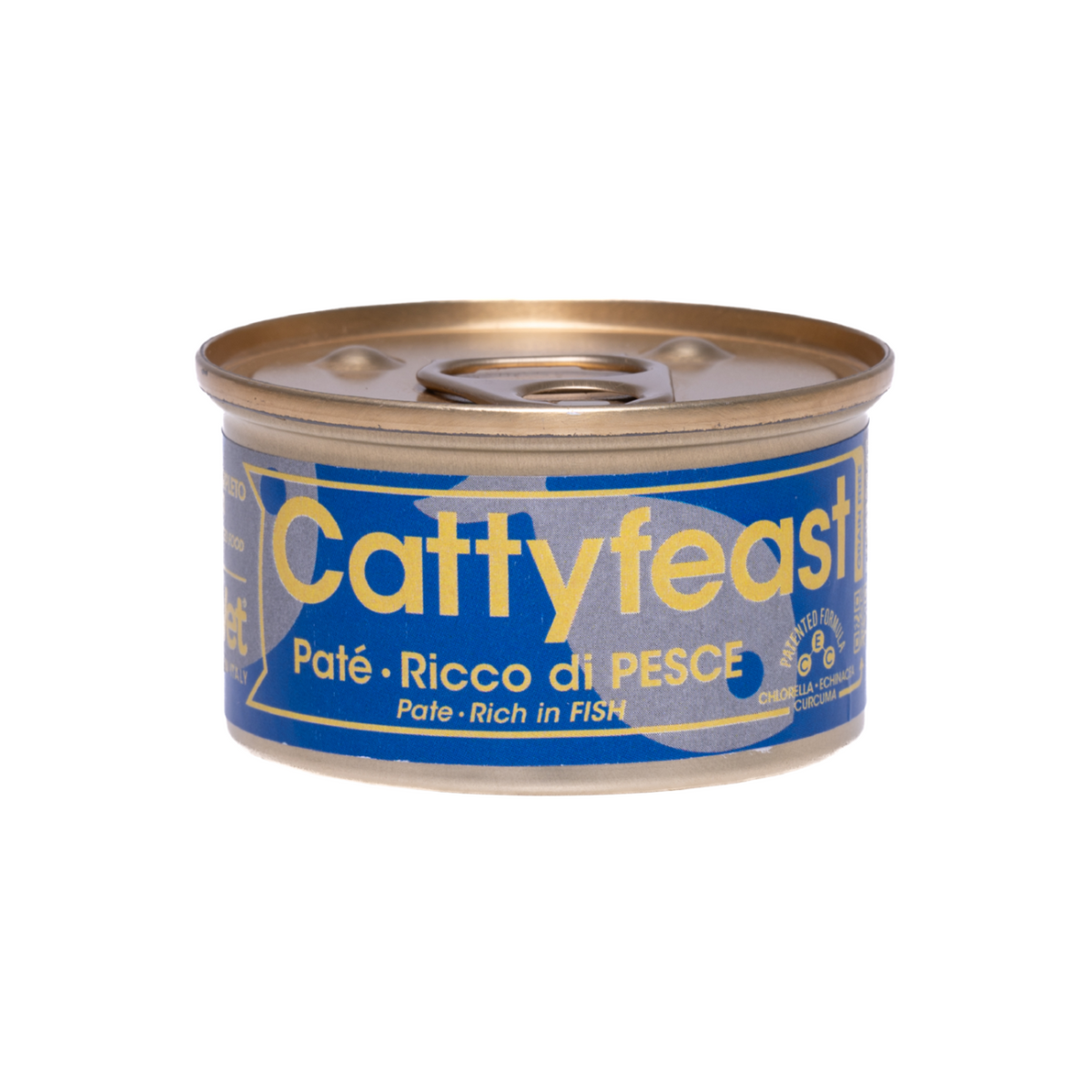 1 x 85 g Fidovet Cattyfeast Patè Alimento per Gatti al Pollo e Pesce