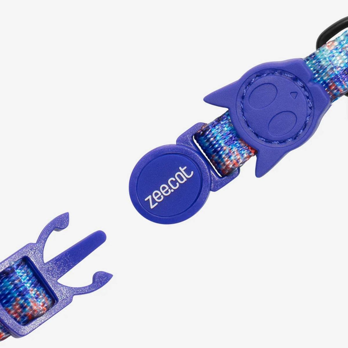 Zee.Cat Collare per Gatti Regolabile Error #404 Linea Glitch 20 - 30 cm