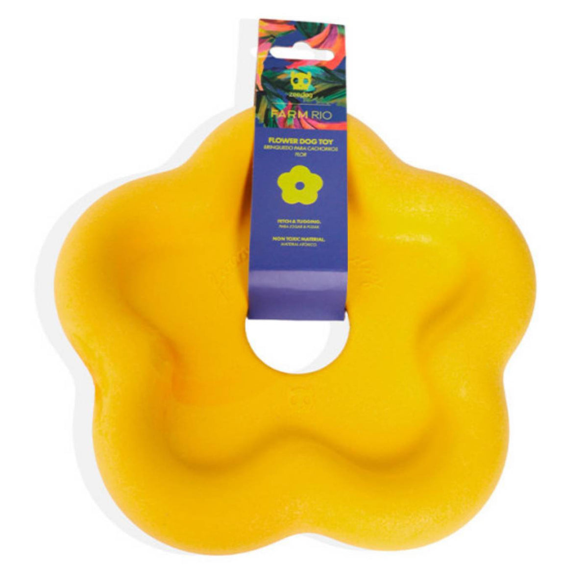 Zee.Dog Gioco per Cani Farm Flower Yellow