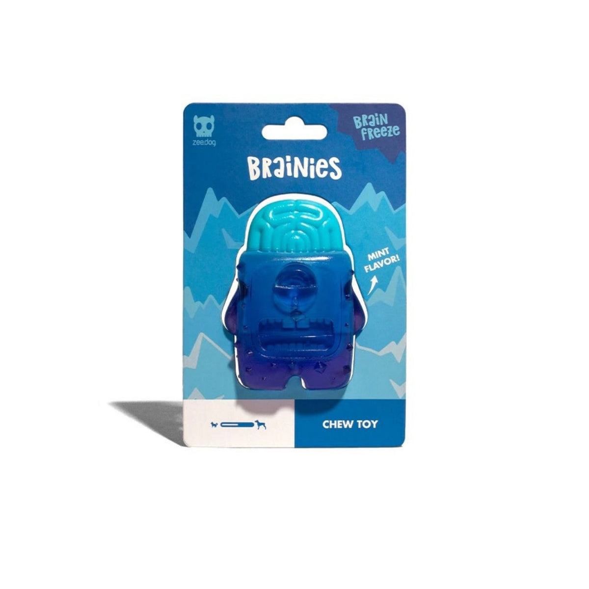 Zee.Dog Gioco per Cani in Gomma Brain Freeze