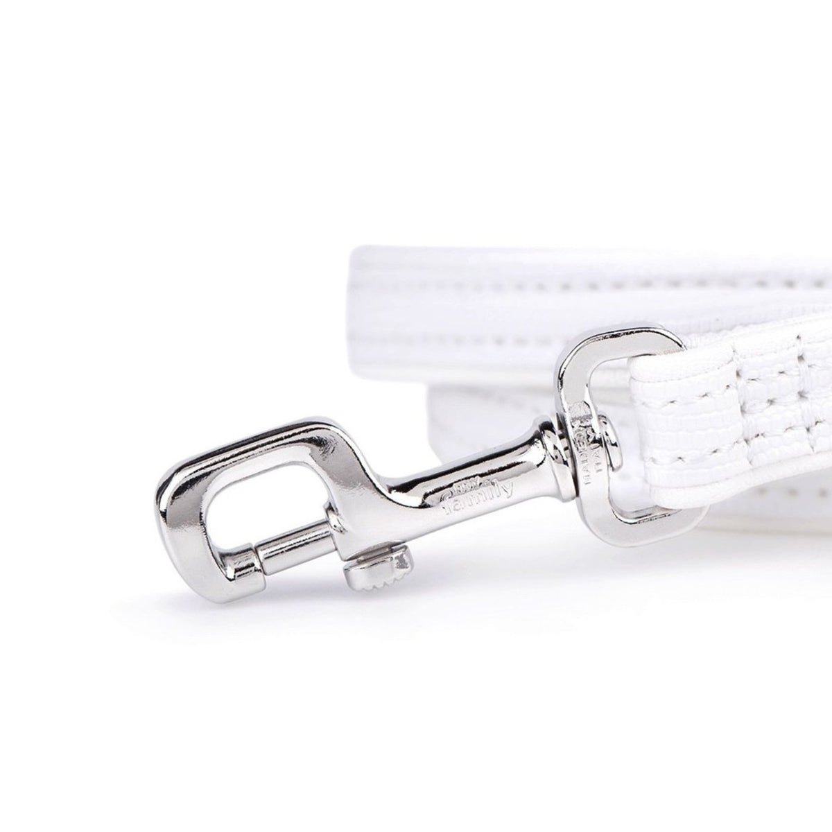 MyFamily Guinzaglio per Cani in Similpelle Bianco 110 x 1,2 cm Saint Tropez