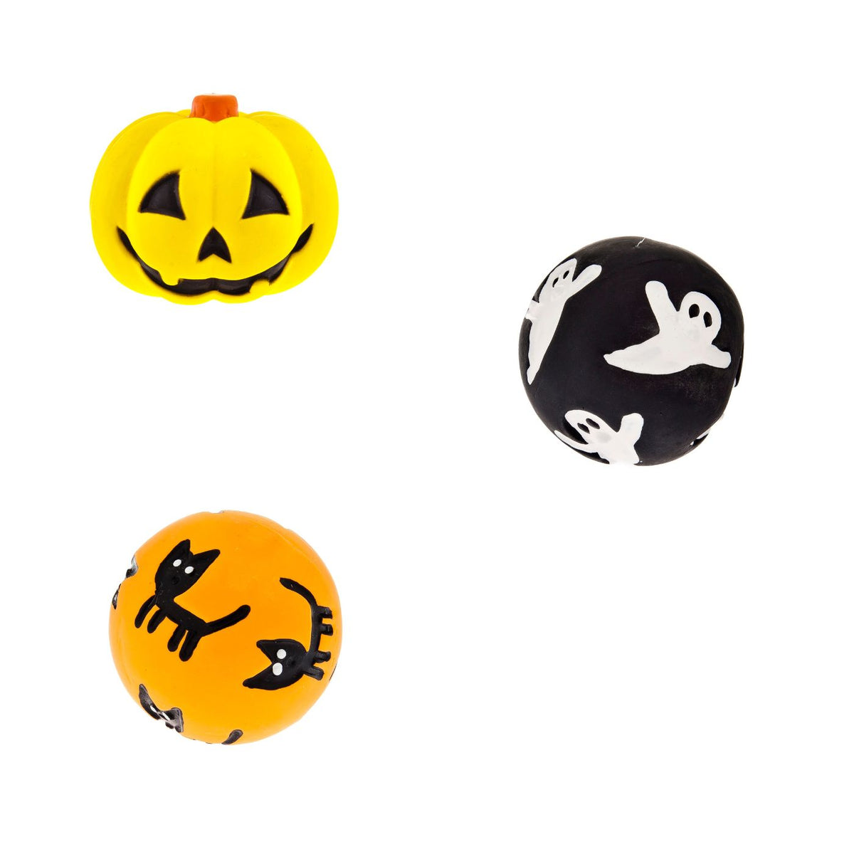 Ferribiella Halloween Gioco per Cani Pallina in Lattice 7,5 cm Assortite