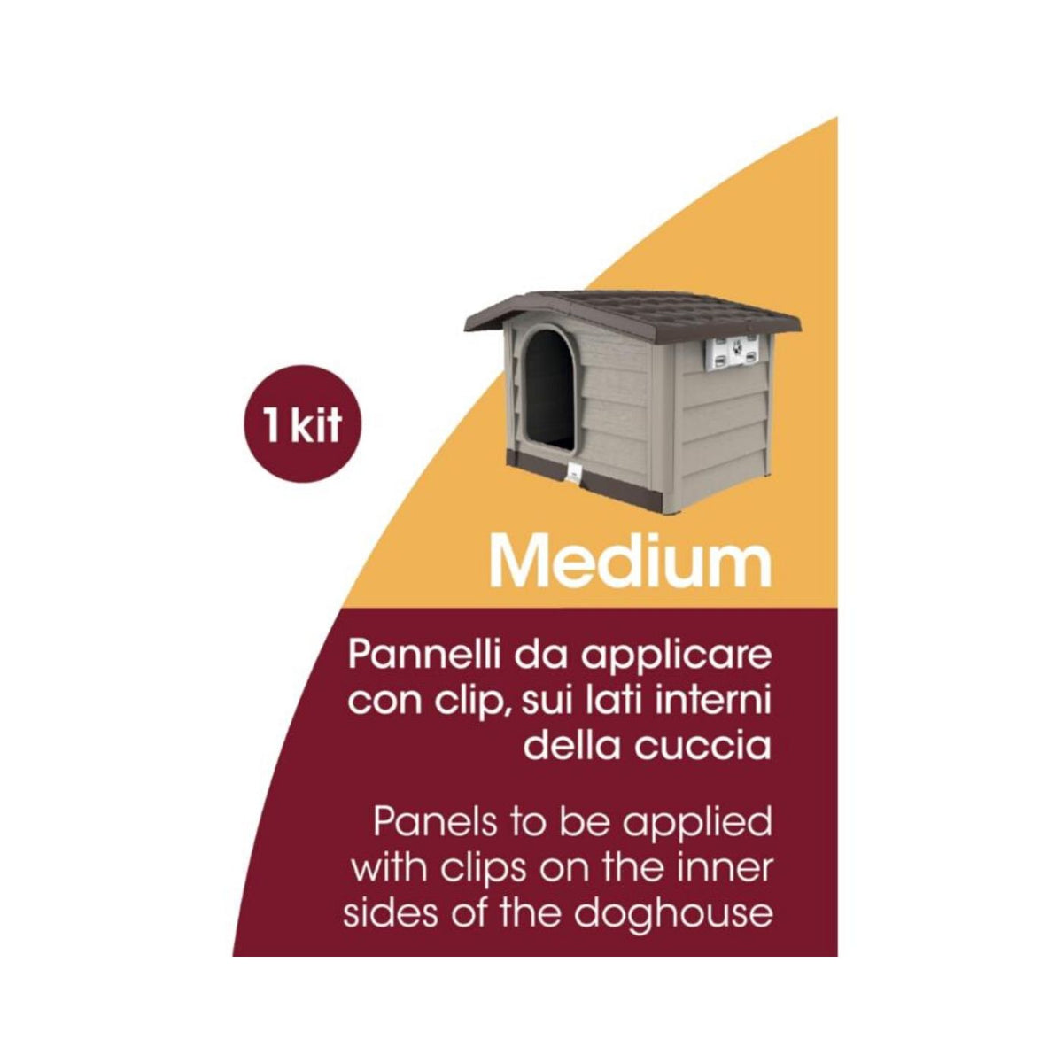 Kit Pannelli Isolanti per Cuccia Bungalow Bama Pet