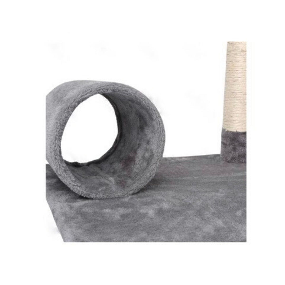 Albero Tiragraffi per Gatti Grigio 59 x 59 x h.156 cm