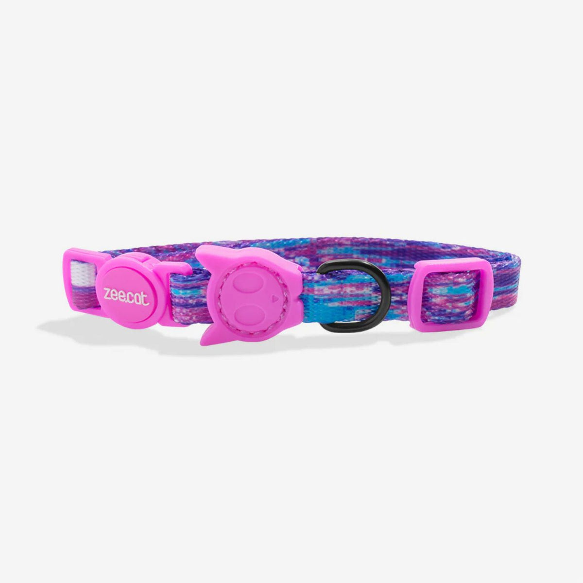 Zee.Cat Collare per Gatti Regolabile Error #502 Linea Glitch 20 - 30 cm