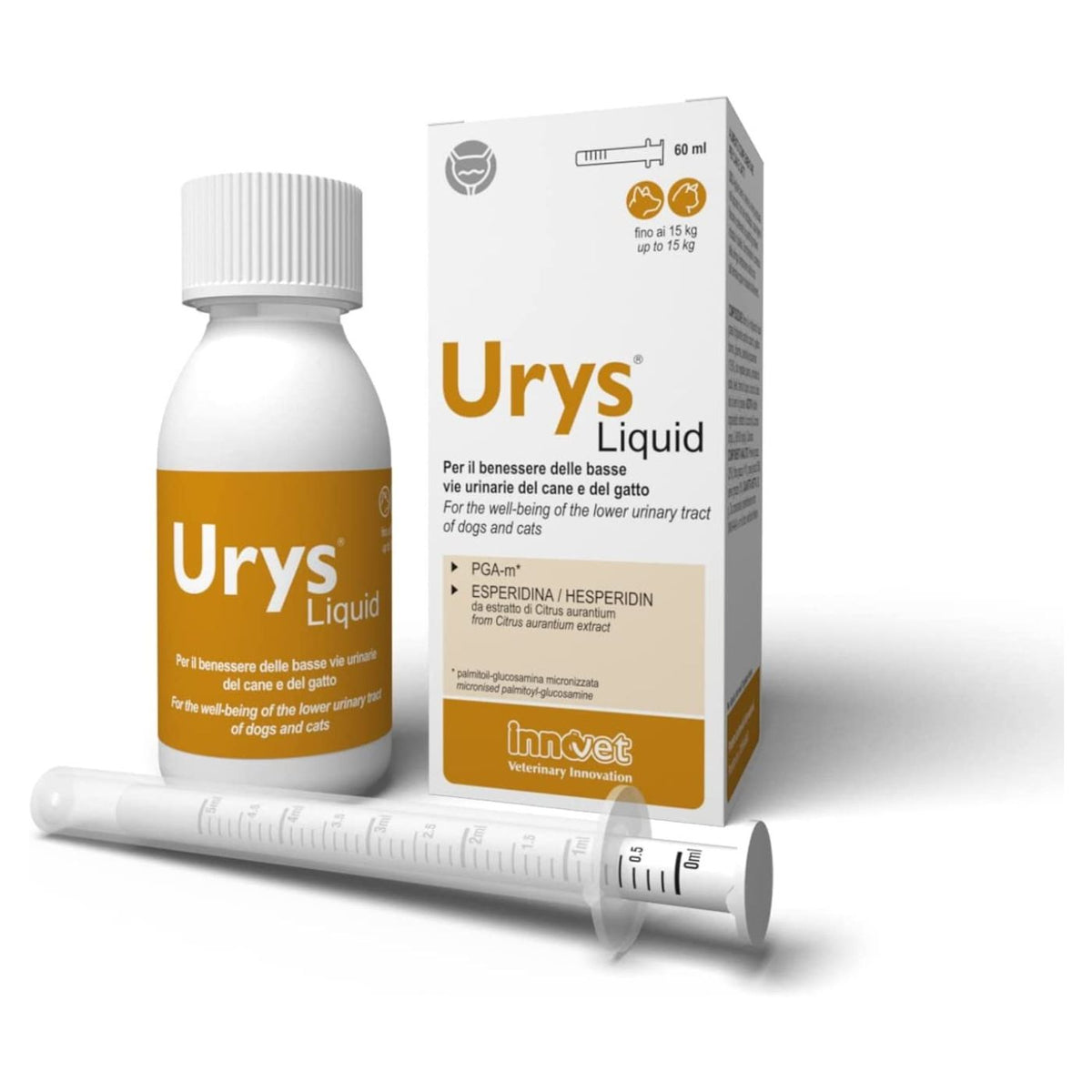 Urys Liquid 60 ml Integratore per Cani e Gatti Innovet