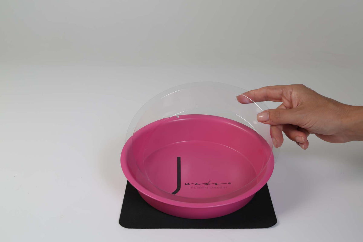 PROMO FINE SERIE !!! Ciotola per Cani Fucsia in Alluminio Jundo