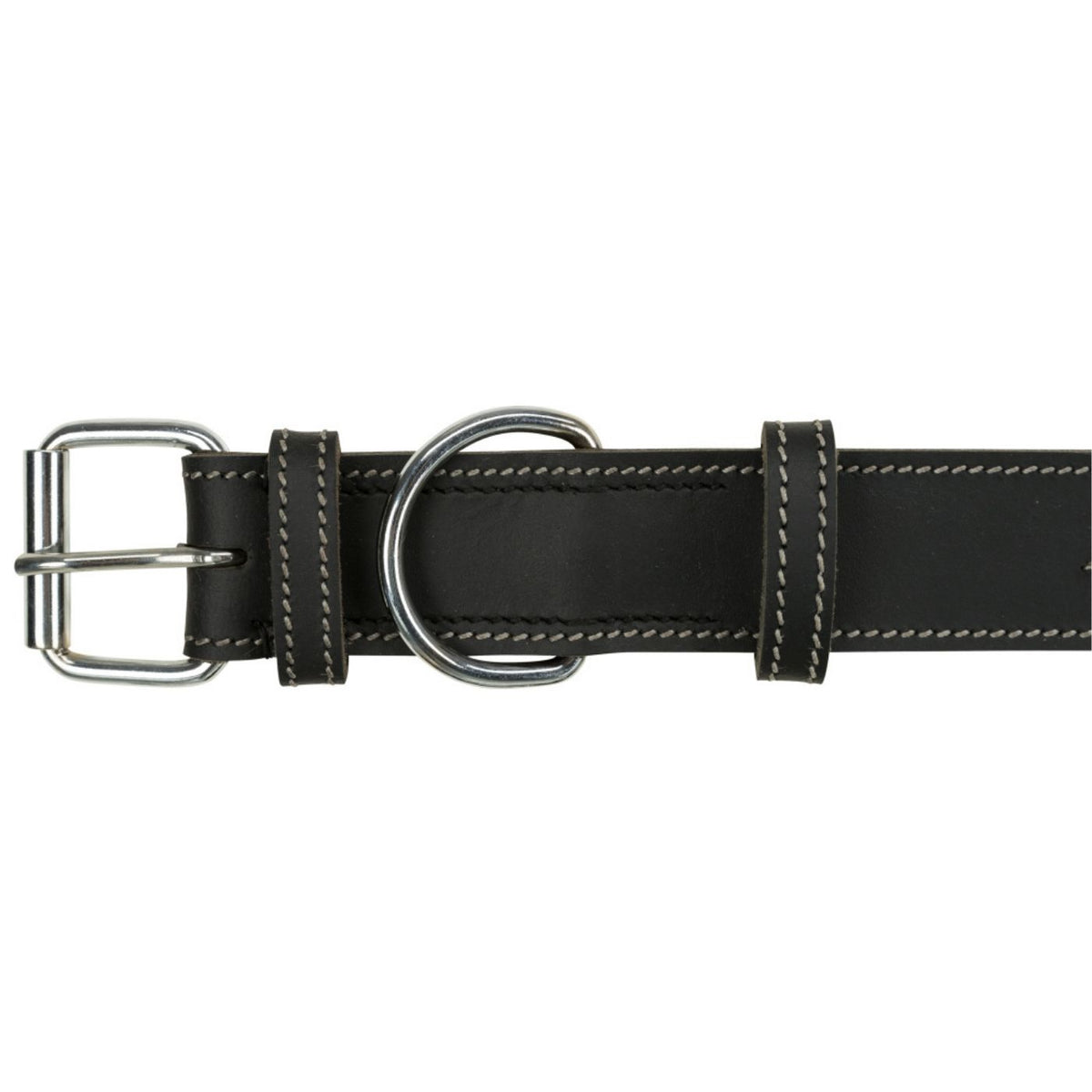Trixie Collare per Cani Rustic "Heartbeat" Nero
