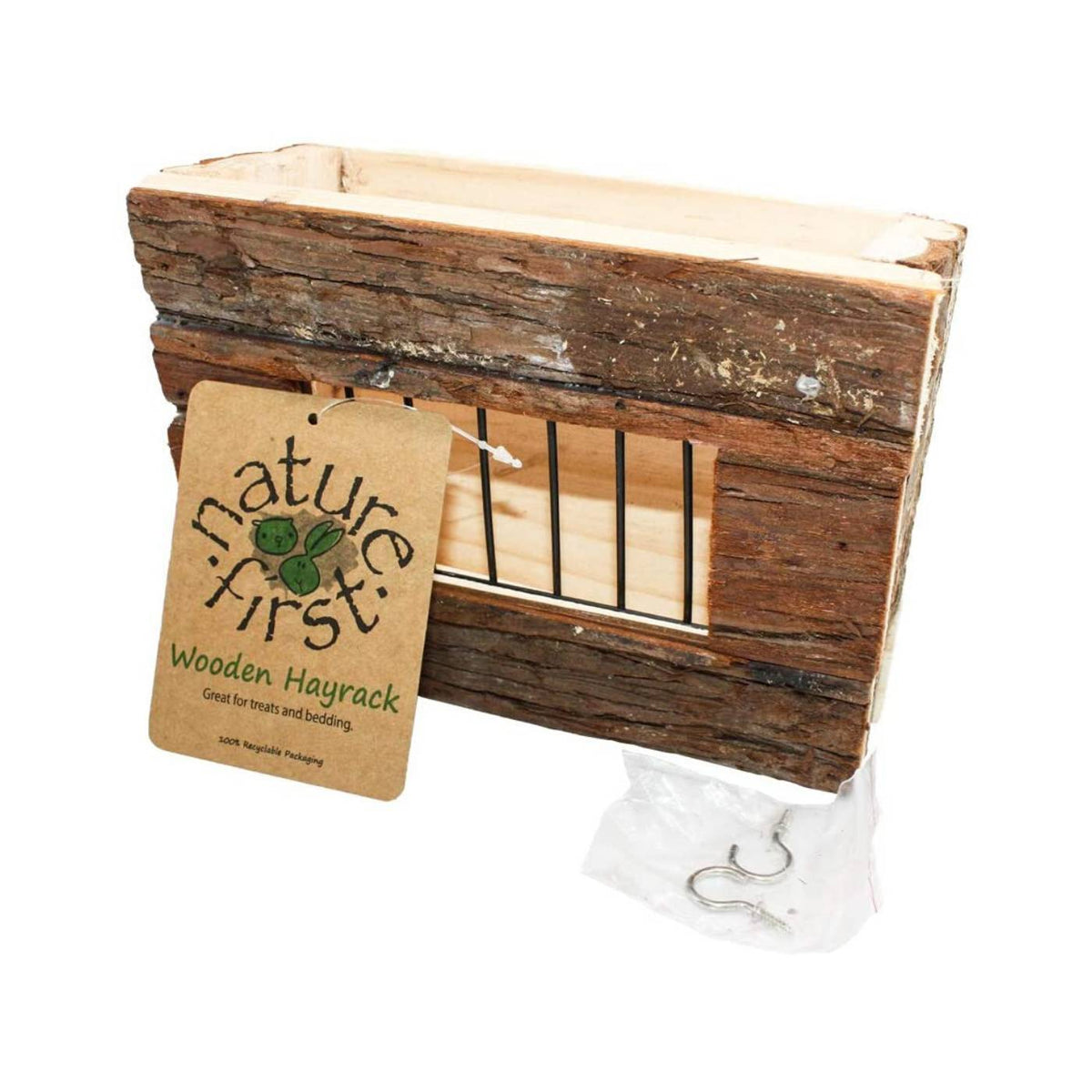 Mangiatoia in Legno per Fieno Happy Pet