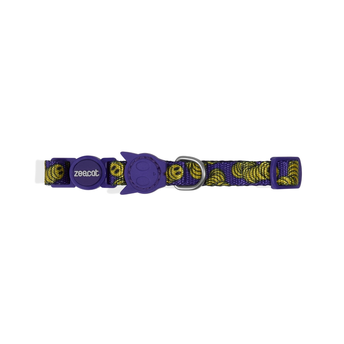 Zee.Cat Collare per Gatti Regolabile Zmiley 20 - 30 cm