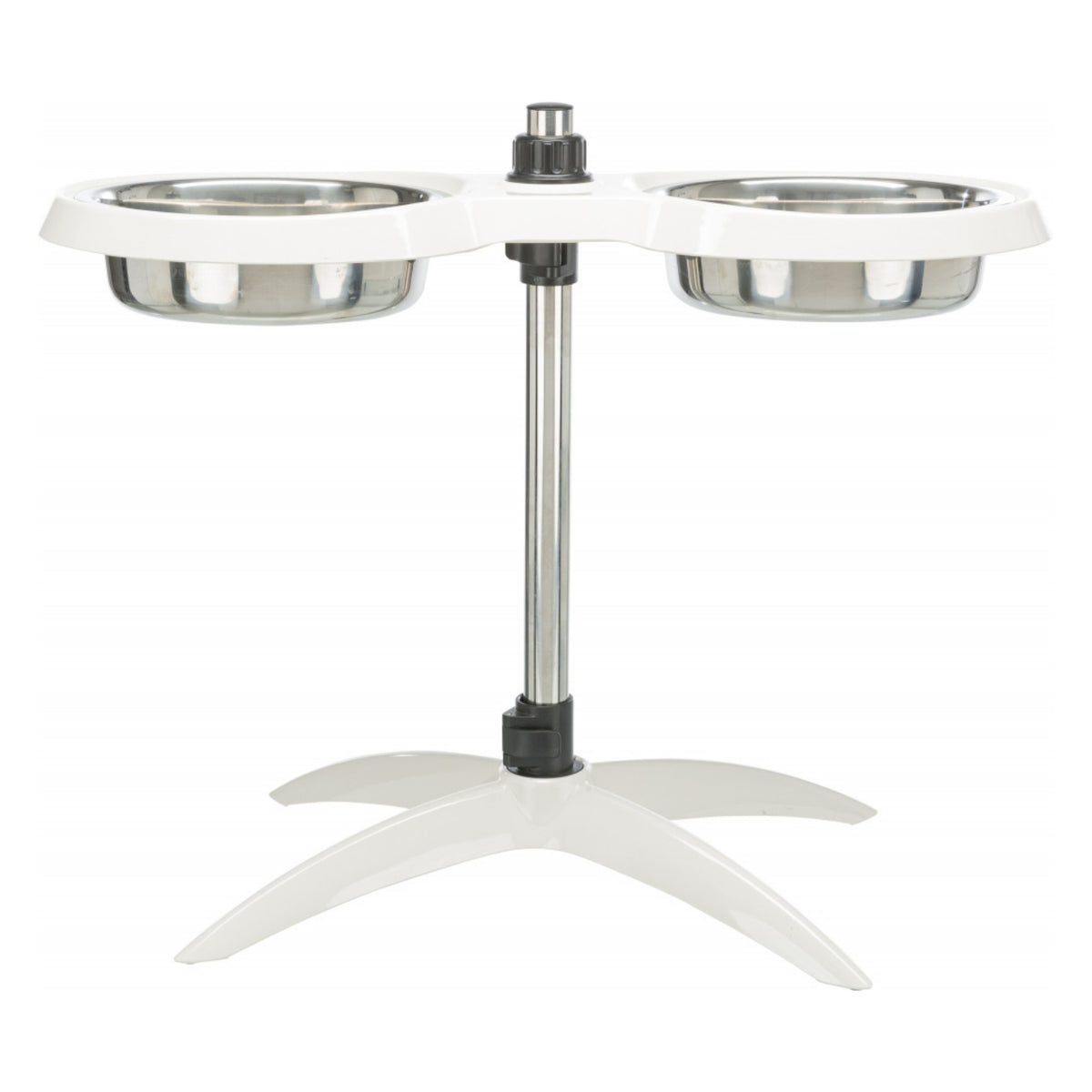 Trixie Alzaciotole per Cani Bar in Melamina / Acciaio Inox 2 x 1,6 l / d. 21 cm