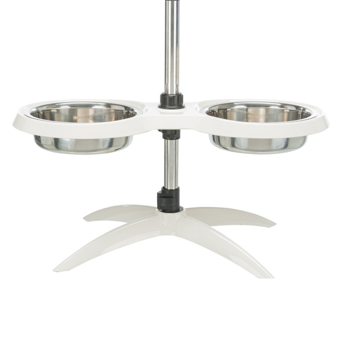 Trixie Alzaciotole per Cani Bar in Melamina / Acciaio Inox 2 x 1,6 l / d. 21 cm