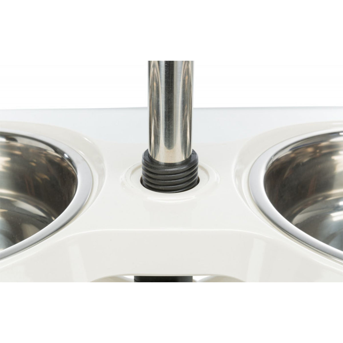 Trixie Alzaciotole per Cani Bar in Melamina / Acciaio Inox 2 x 1,6 l / d. 21 cm