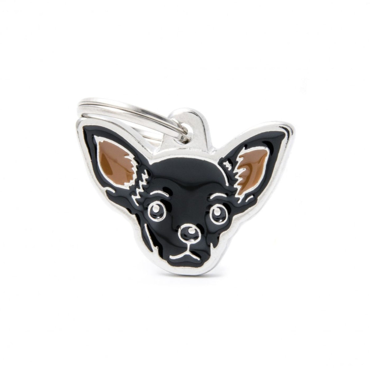 MyFamily Medaglietta per Cani Personalizzabile Chihuahua Nero Friends