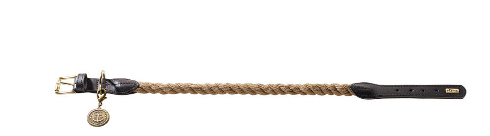 Hunter Collare List Beige in Corda per Cani