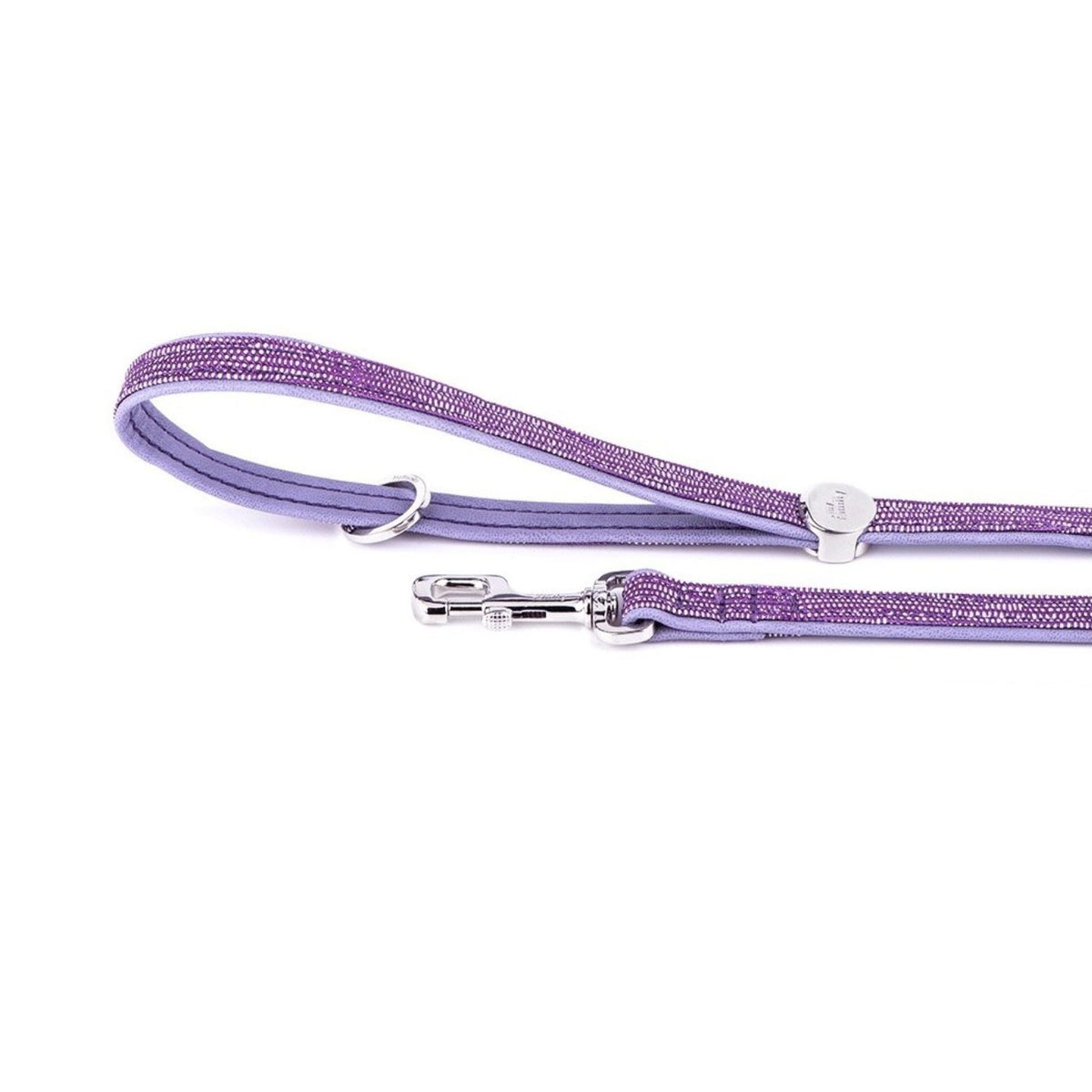 MyFamily Guinzaglio per Cani in Similpelle Lilla 110 x 1,2 cm Saint Tropez