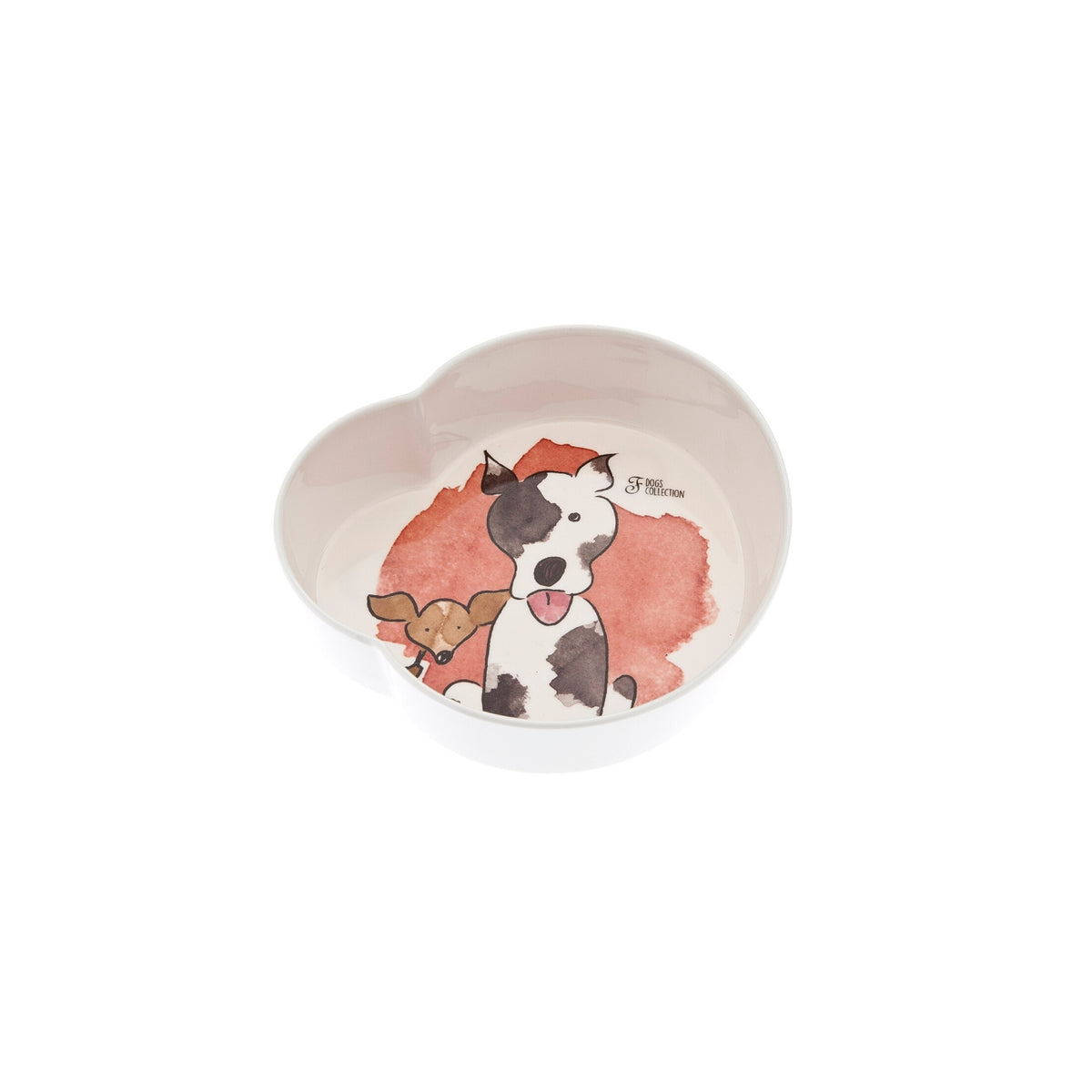 Ferribiella Ciotole Aquarelle per Cani in Melamina 2 x 450 ml