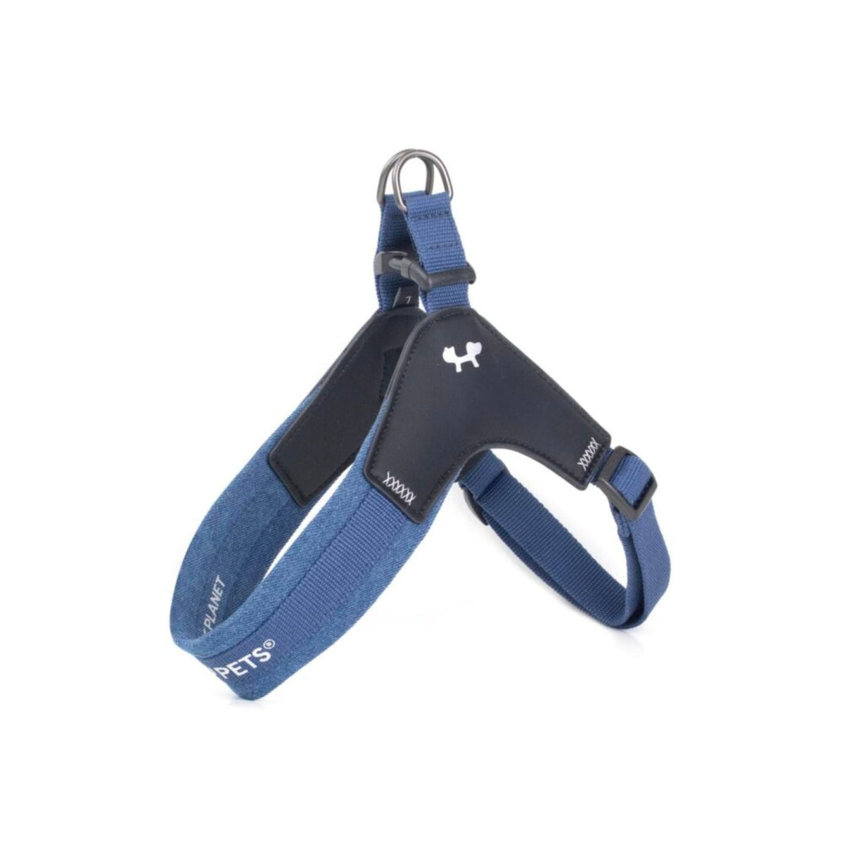 United Pets Pettorina per Cani Aggancio Rapido Linea CityLife Blue Jeans