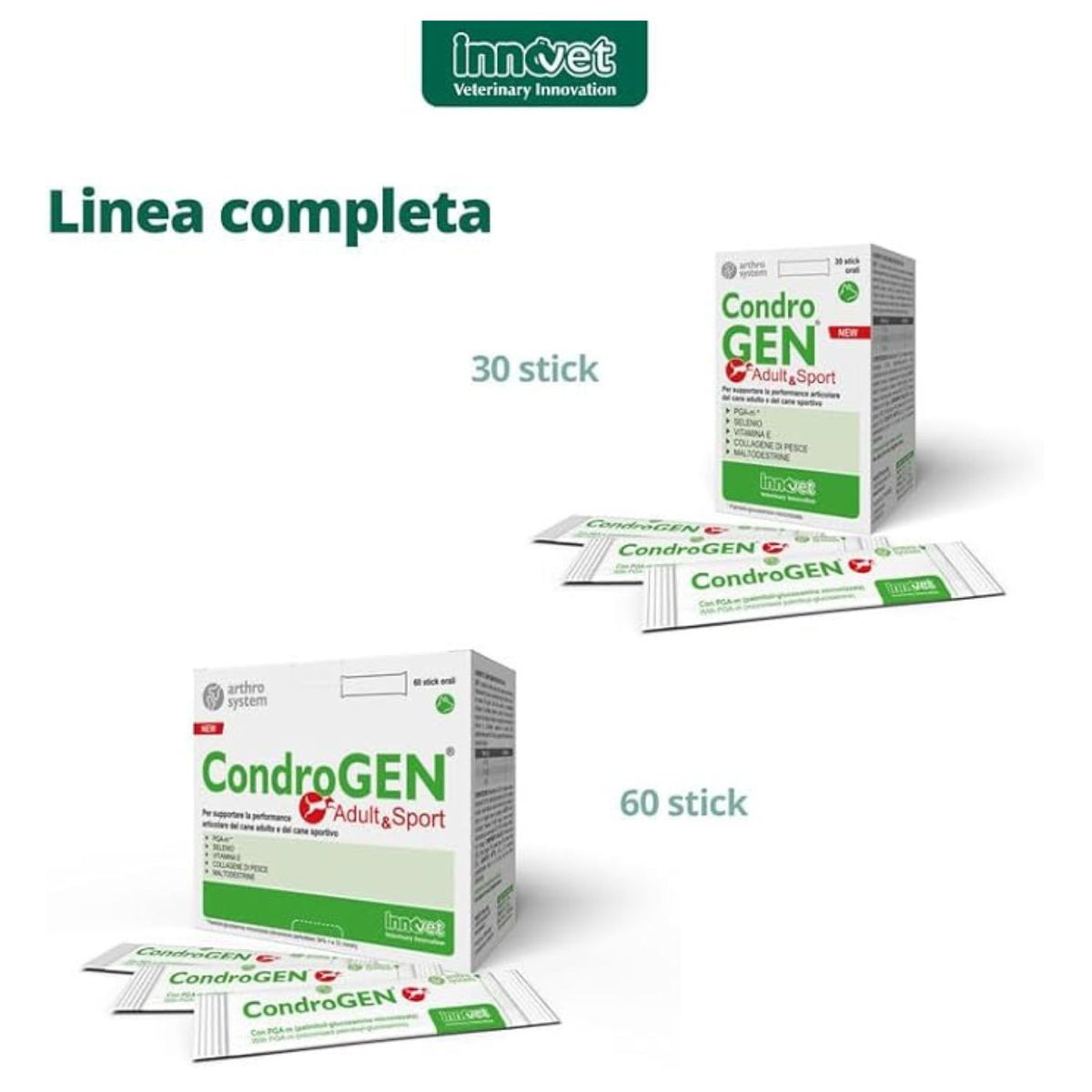 Condrogen Adult &amp; Sport per Cani Stick Innovet