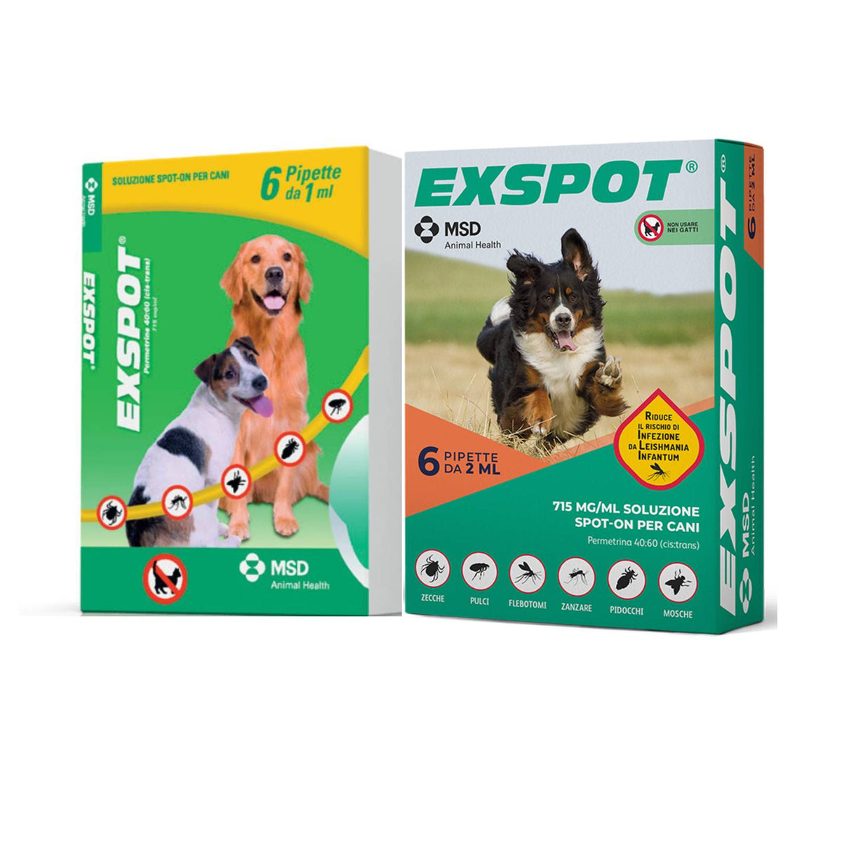 Exspot Spot-On Antiparassitario per Cani
