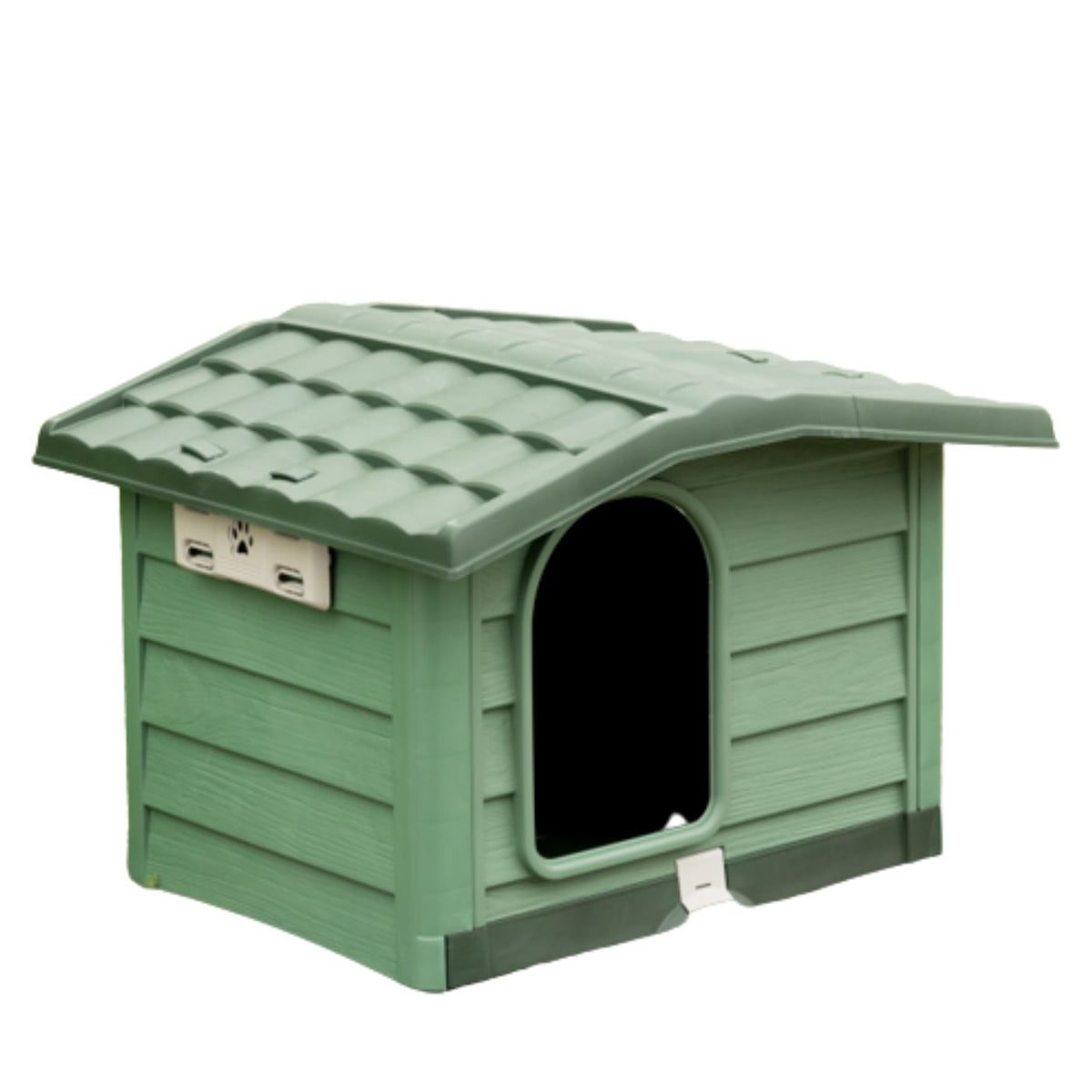 Bama Pet Cuccia per Cani da Esterno Bungalow Verde Bama Pet