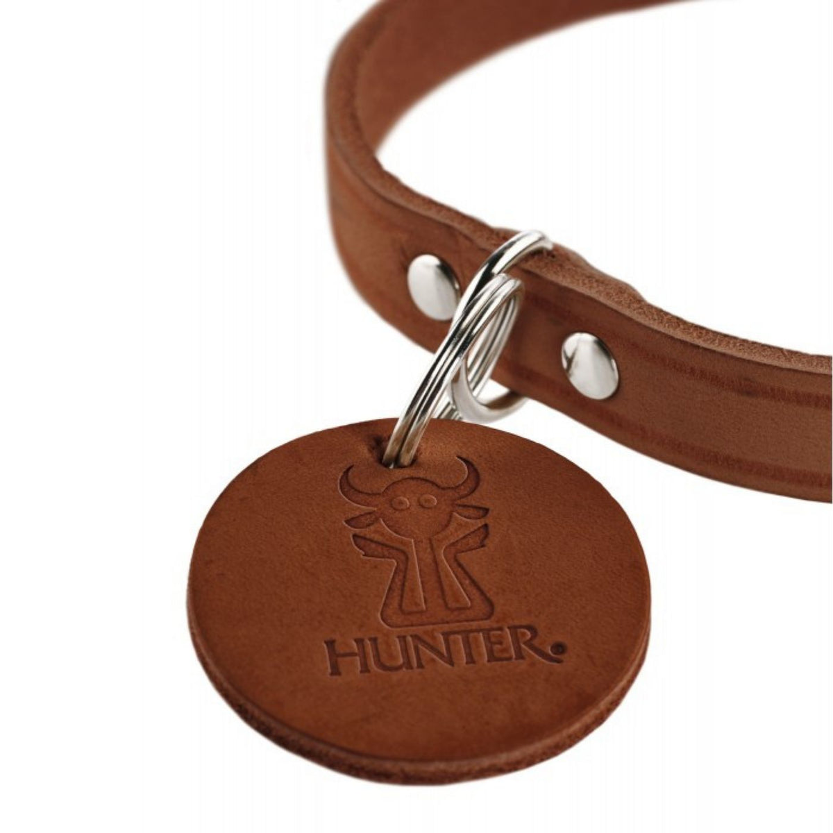 Hunter Collare in Pelle per Cani Aalborg Cognac