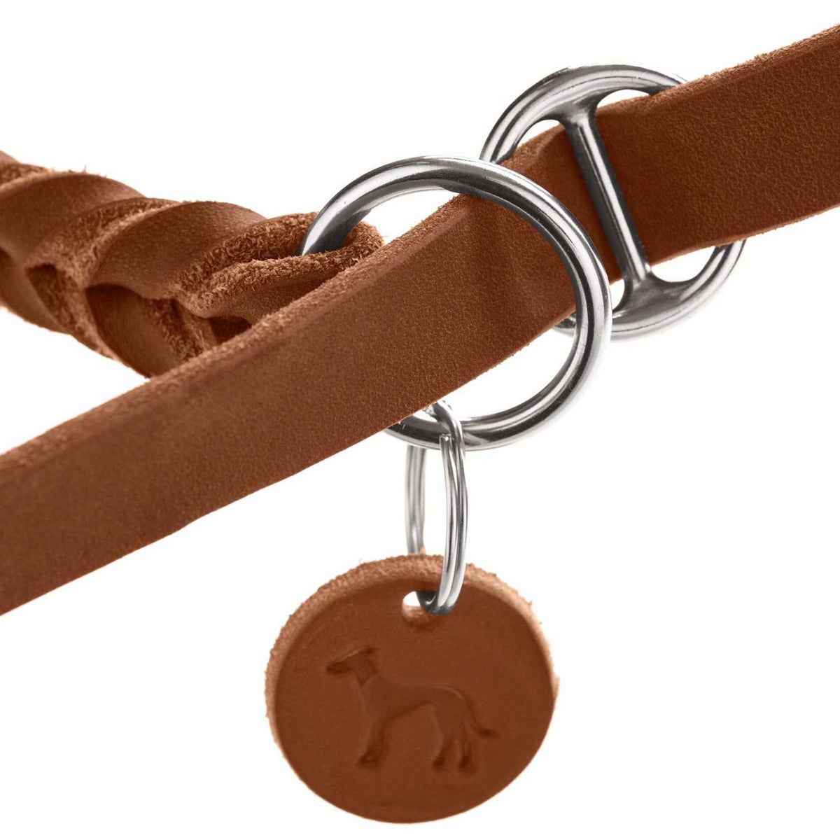 Hunter Guinzaglio Retriever 18/170 in Pelle Color Cognac