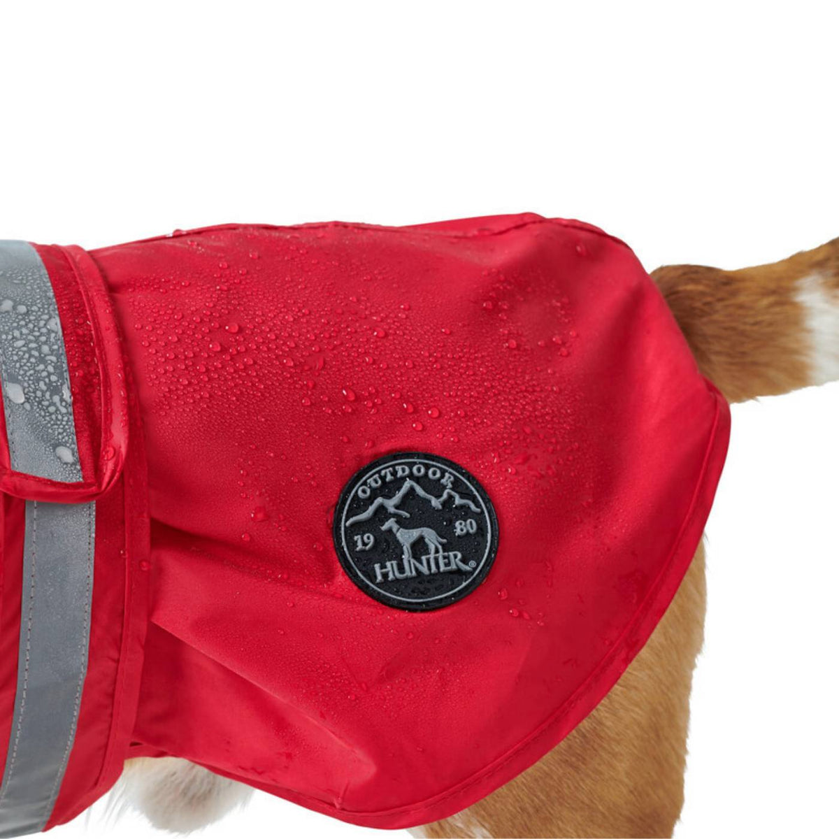 Hunter Impermeabile Uppsala Rain Rosso per Cani