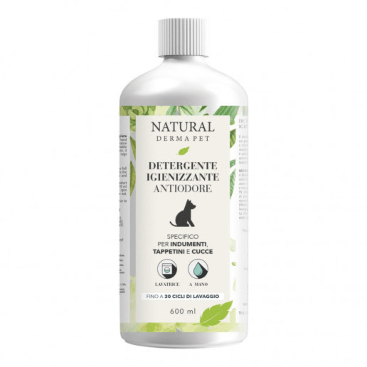 Natural Derma Pet By Derbe Detergente Igienizzante Antiodore Lavatrice 600 ml