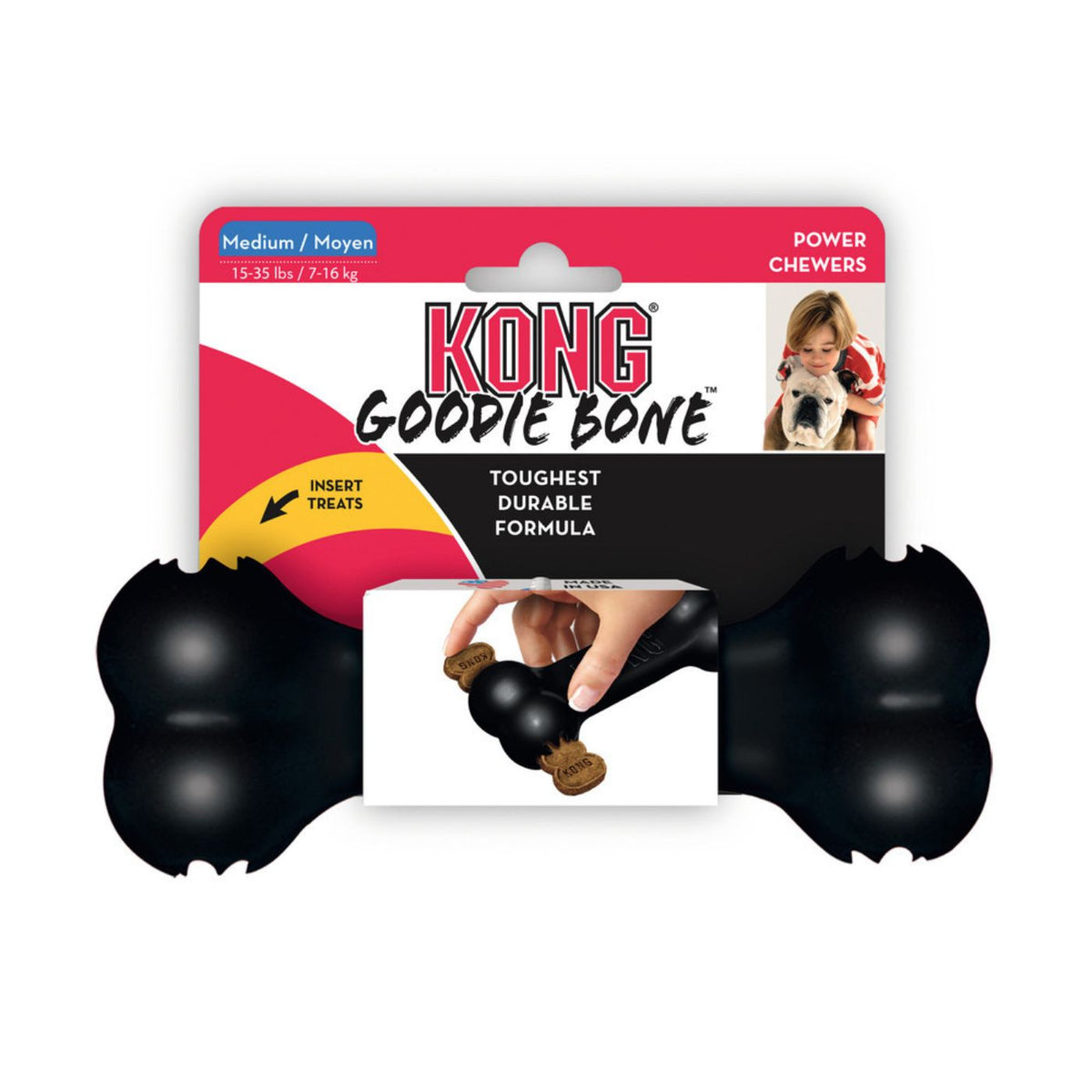 Kong Osso Extreme Gioco per Cani Goodie Bone