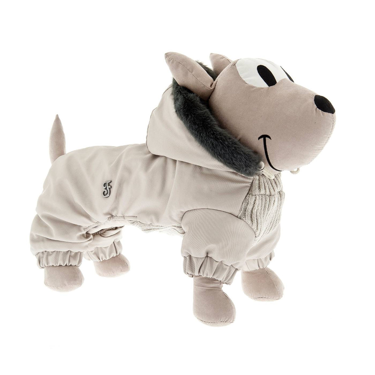 Ferribiella Cappotto Tuta per Cani Neve Grigio