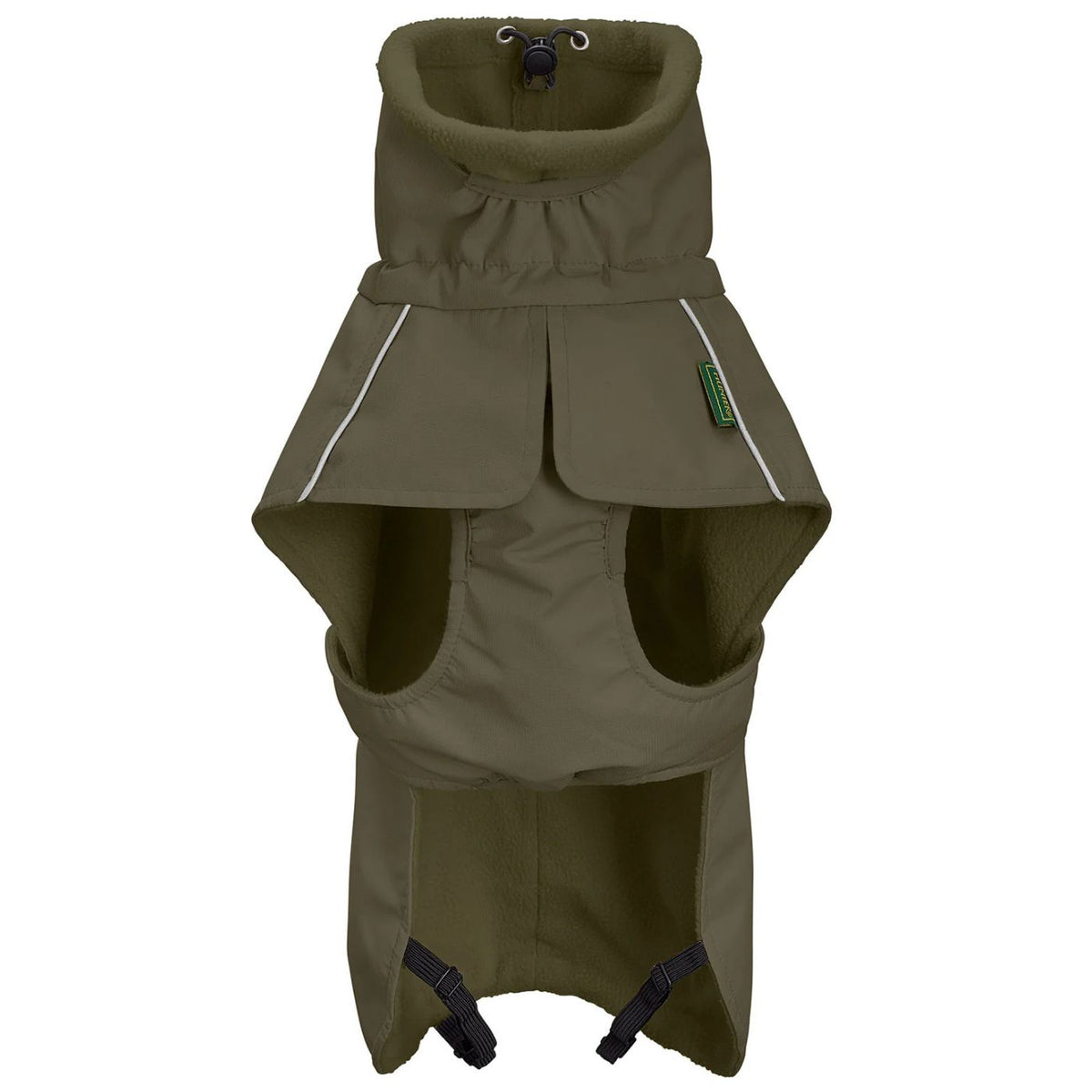 Hunter Cappotto per Pug e Bulldog Nordby Verde Oliva