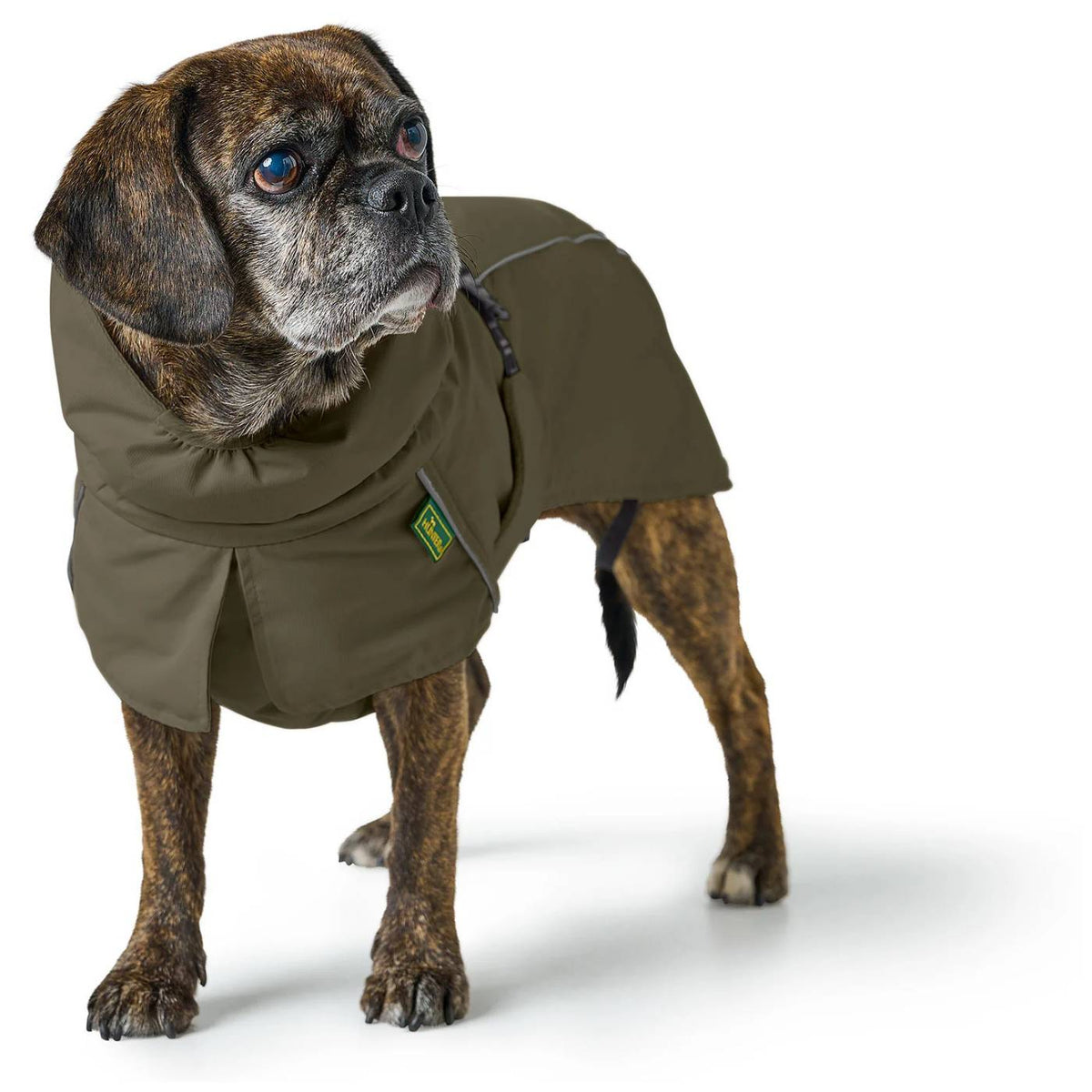 Hunter Cappotto per Pug e Bulldog Nordby Verde Oliva