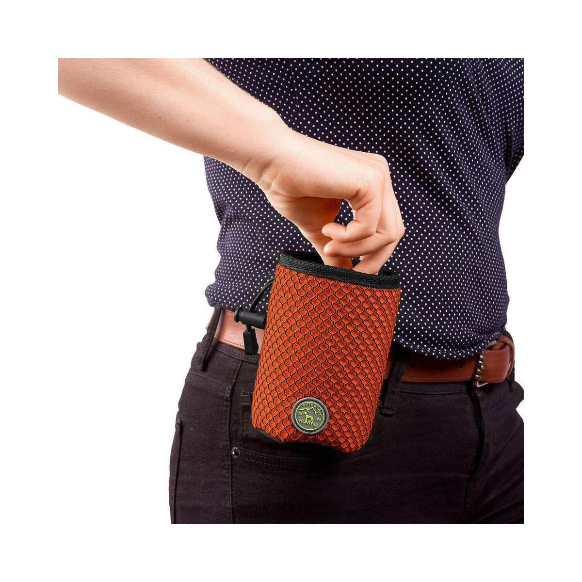 Hunter Porta Premietti per Cani Hilo Basic Arancio 14 x 10 x 8 cm