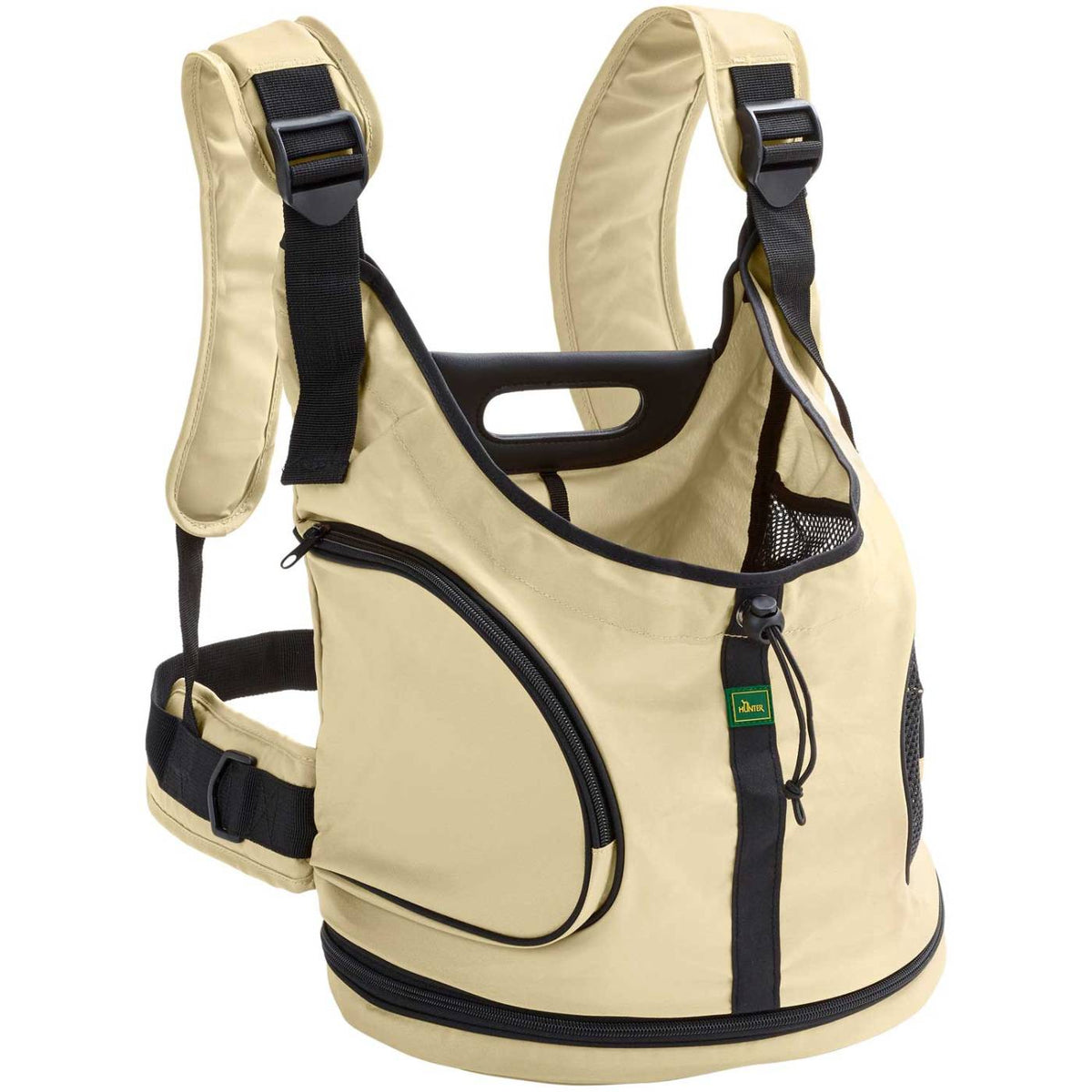 Hunter Zaino da Trasporto Kangaroo Beige per Cani e Gatti fino a 6 Kg Mis. 30x20x30 cm