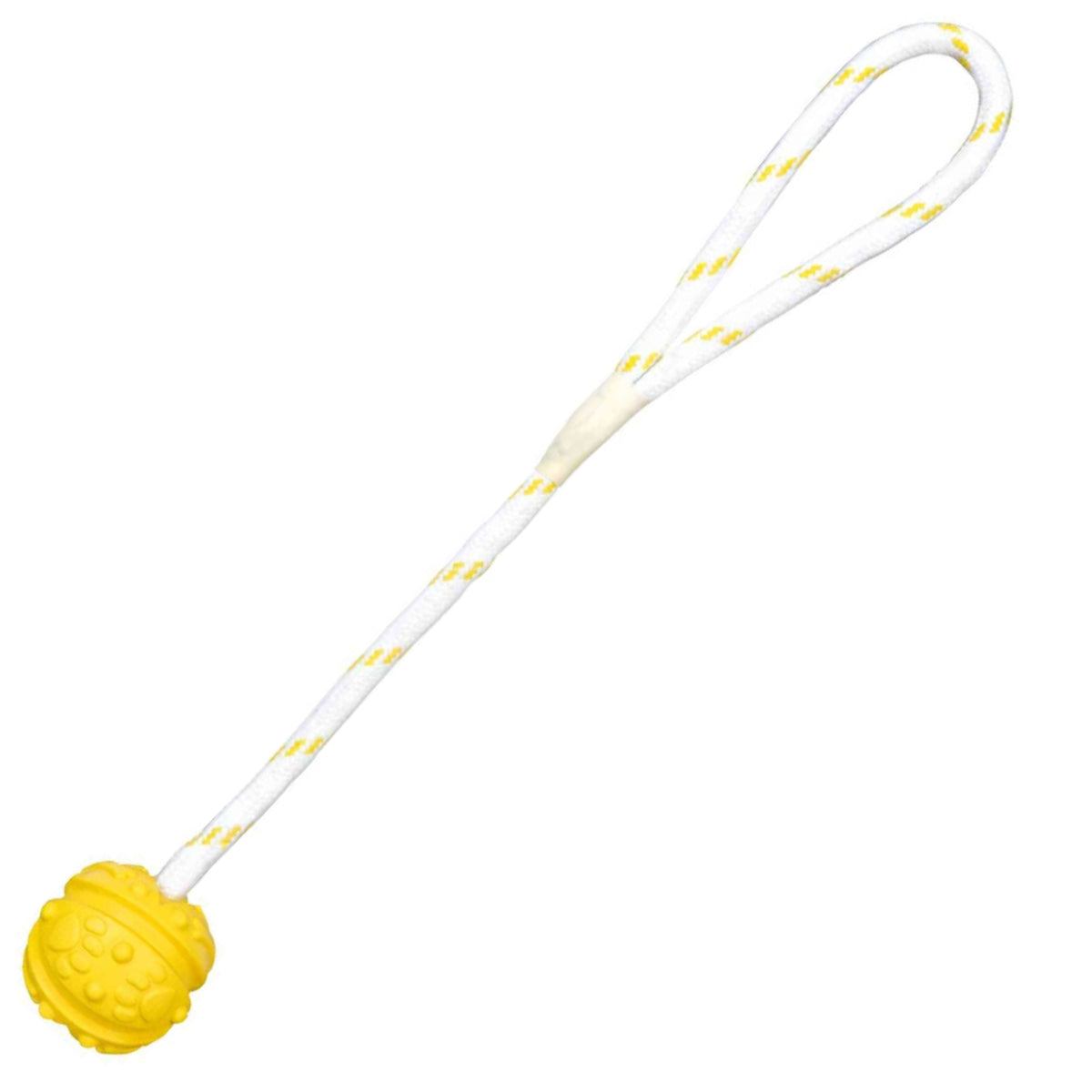 Trixie Acqua Toy Palla in Gomma con Corda Gioco Acquatico Galleggiante per Cani Colori Assortiti