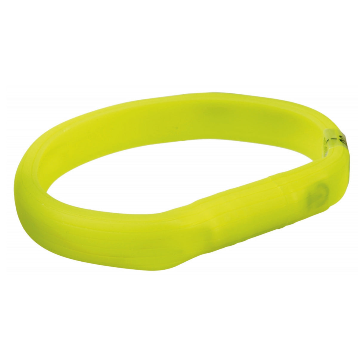 Trixie Collare Luminoso per Cani Anello Flash Usb Verde