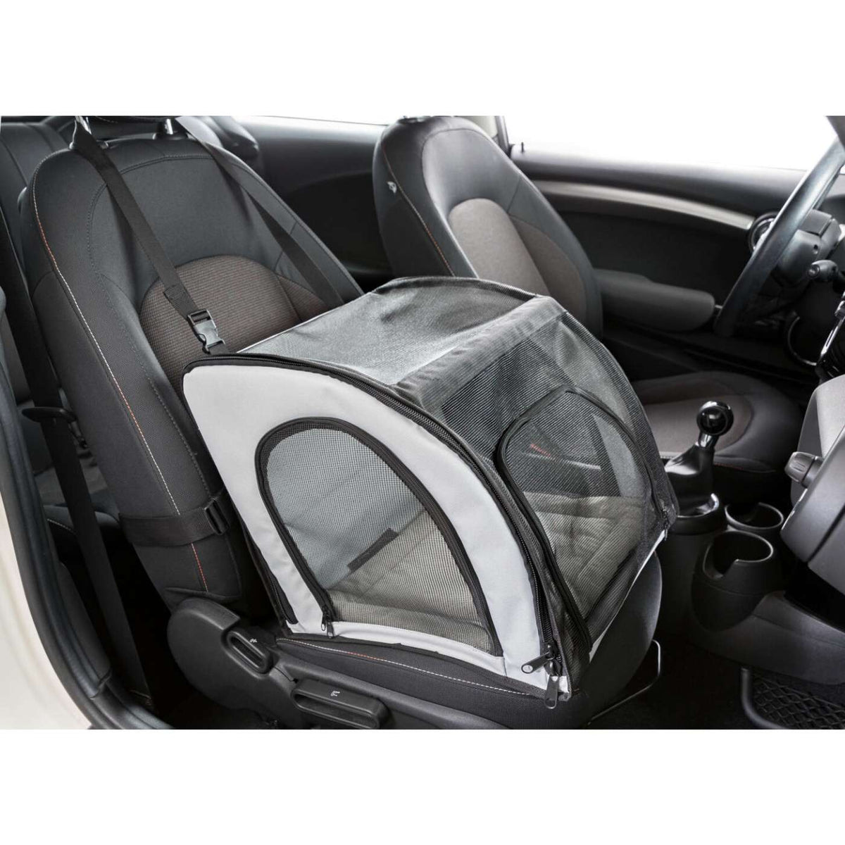 Trixie Cuccia per Auto per Cani 44 x 37 x 40 cm Grigio/Nero